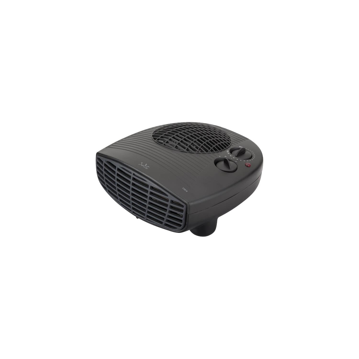 Thermoventilateur horizontal silencieux noir idéal pour votre bureau
