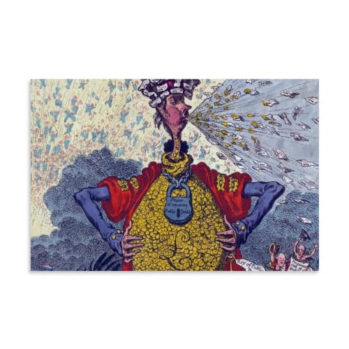 Lienzo de James Gillray Midas para decorar una oficina moderna y salones con estilo