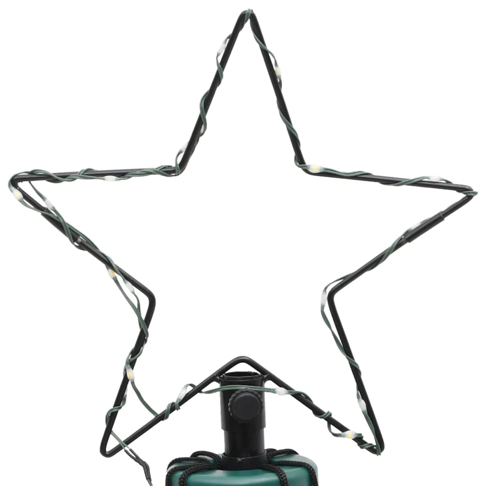 Tidyard Weihnachtsbaum Kegelform Tannenbaum Lichterbaum Weihnachtsdeko Stern Beleuchtung Außen Beleuchtet Lichterkette Warmweiß 108 LEDs 70 x 180 cm (Durchmesser x H)