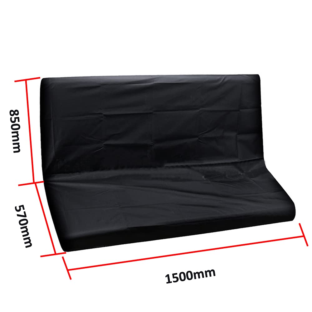 ETOPARS Coprisedile per Auto Universali Protezione del Sedile Anteriore Posteriore Impermeabile Seggiolino Auto Cuscino Copertura Nero