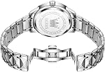 Olevs Watches for Men Analog Dress Waterproof Mens Watches Quartz Big Face Luxury Metal Mens Watch Classic Casual Diamond Durable Watch for Men Stainless Steel Easy Read Men's Watches with Day Date