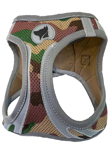 Croci C5081691 - Pettorina Riflettente Per Cani, Multicolore (Camouflage), S, 1 Pezzo