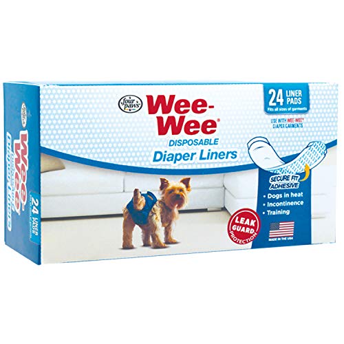 Four Paws 100523616 Wee-Wee Super Absorbent Disposable Dog Diaper Liner Pads thumb #4