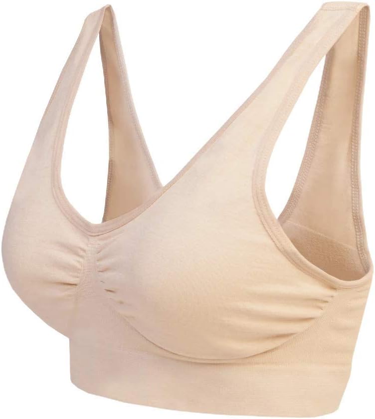 Blu Apparel Multipack Seamless Comfort Bras Sleep Bras Sizes 8-24 Not Padded Wireless 9 51XYjA2m3sL. AC SL1000