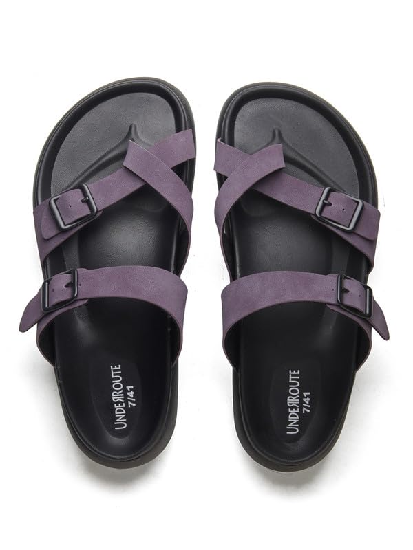 Image of UNDERROUTE mens Underroute Urgh 02 Stylish Durable Soft Footbed Synthetic Casual Sandals for Men Sandal