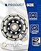 SHDIATOOL 4-1/2 Inch Double Row Diamond Grinding Cup Wheel for Concrete Granite Marble Masonry Brick Fits 7/8 Inch Arbor