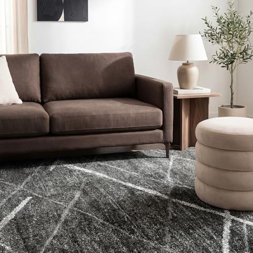 Tapete decorativo nuLOOM Thigpen Gris oscuro 365x320 cm miniatura 4