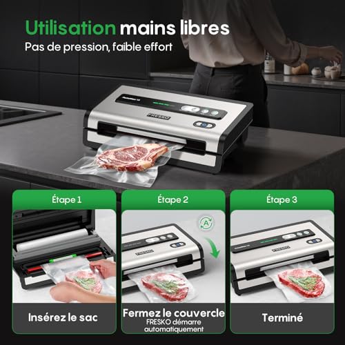 Machine sous vide FRESKO 18 L/min avec commande automatique à une touche - 5