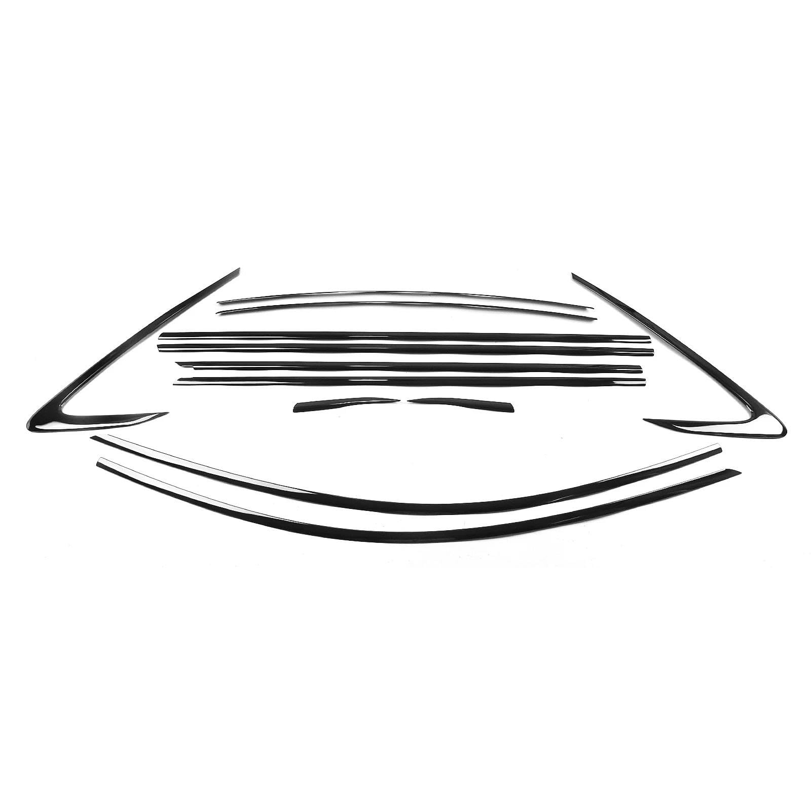 One Color Car Window Rubber Seal For Accord Sedan 4Door 2023 2024 Exterior Window Trim Strip Door Seal Molding Weatherstrips Cover Window Weatherstrip