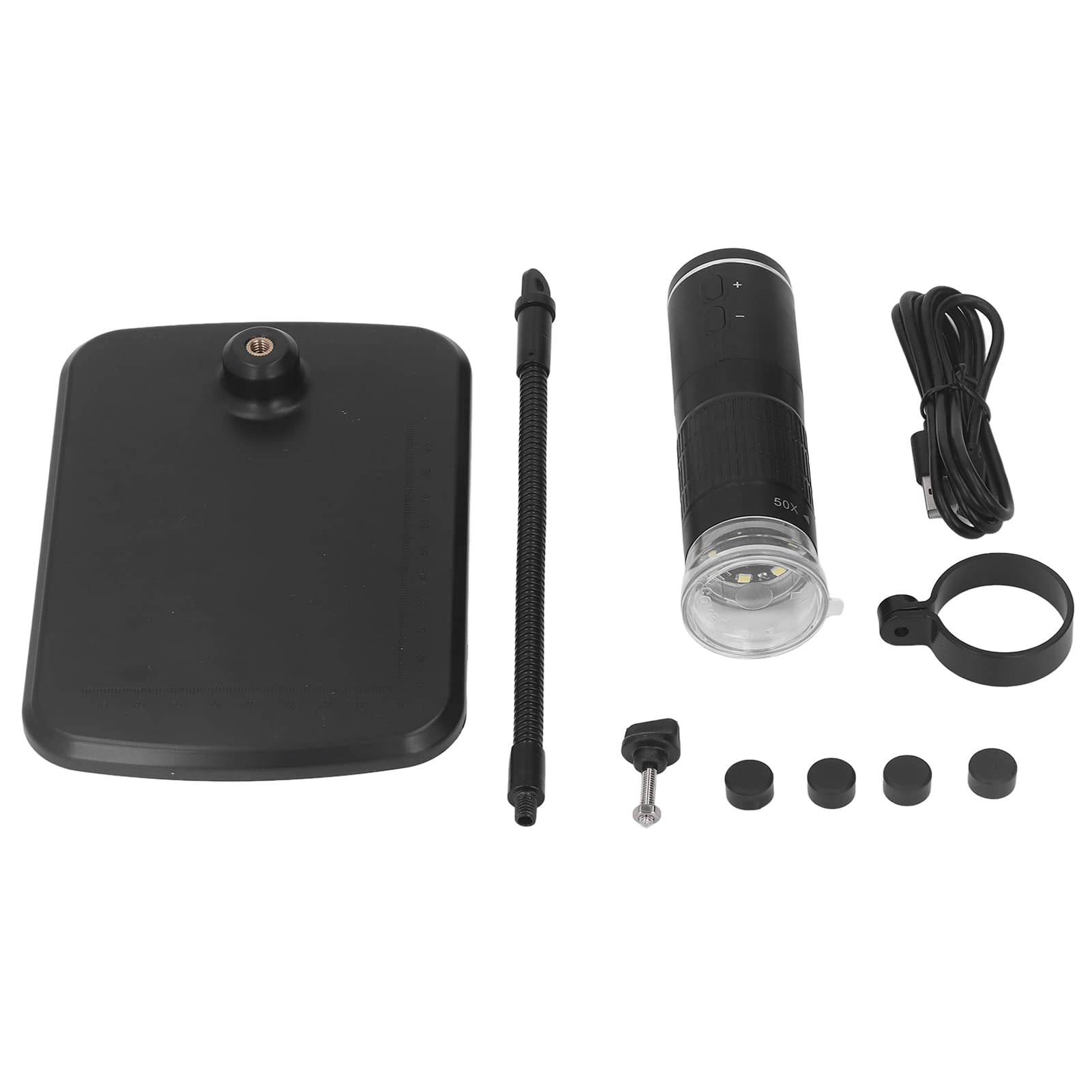 Microscopio Digitale, Microscopio Portatile con Supporto Flessibile Microscopio Digitale Wireless 50 a 1000X Portatile 2MP per Telefono PC