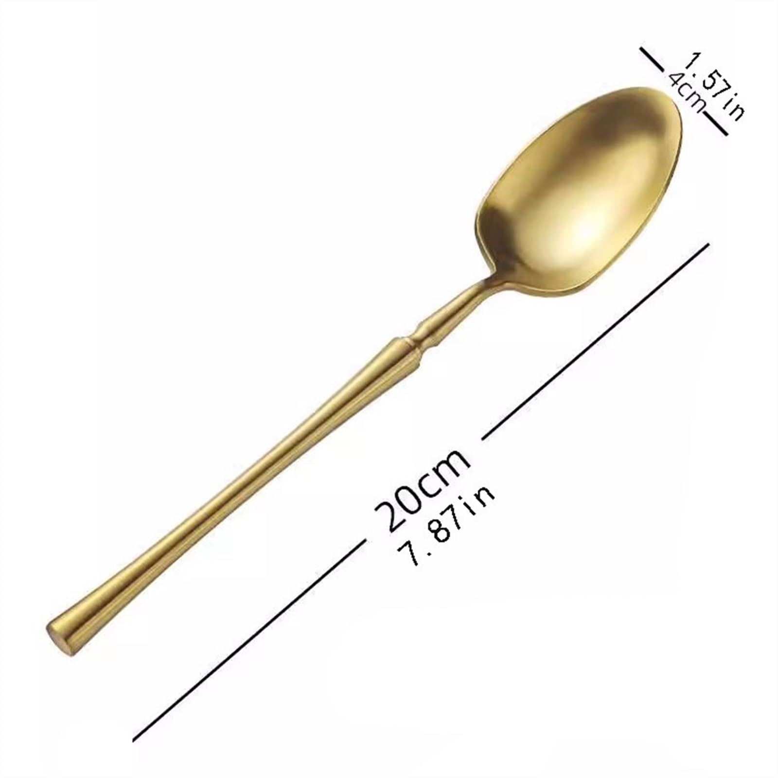 Cucchiai da minestra Cucchiai For La Casa Color Rame, Stoviglie Squisite E Belle, Cucchiai Di Riso A Manico Lungo Della Scuola Elementare, Cucchiai Belli, Squisiti E Di Bell'aspetto Cucchiaio da tavol
