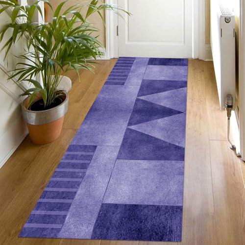 Alfombra de cocina lavable contra resbalones y suciedad en pasillos largos 6