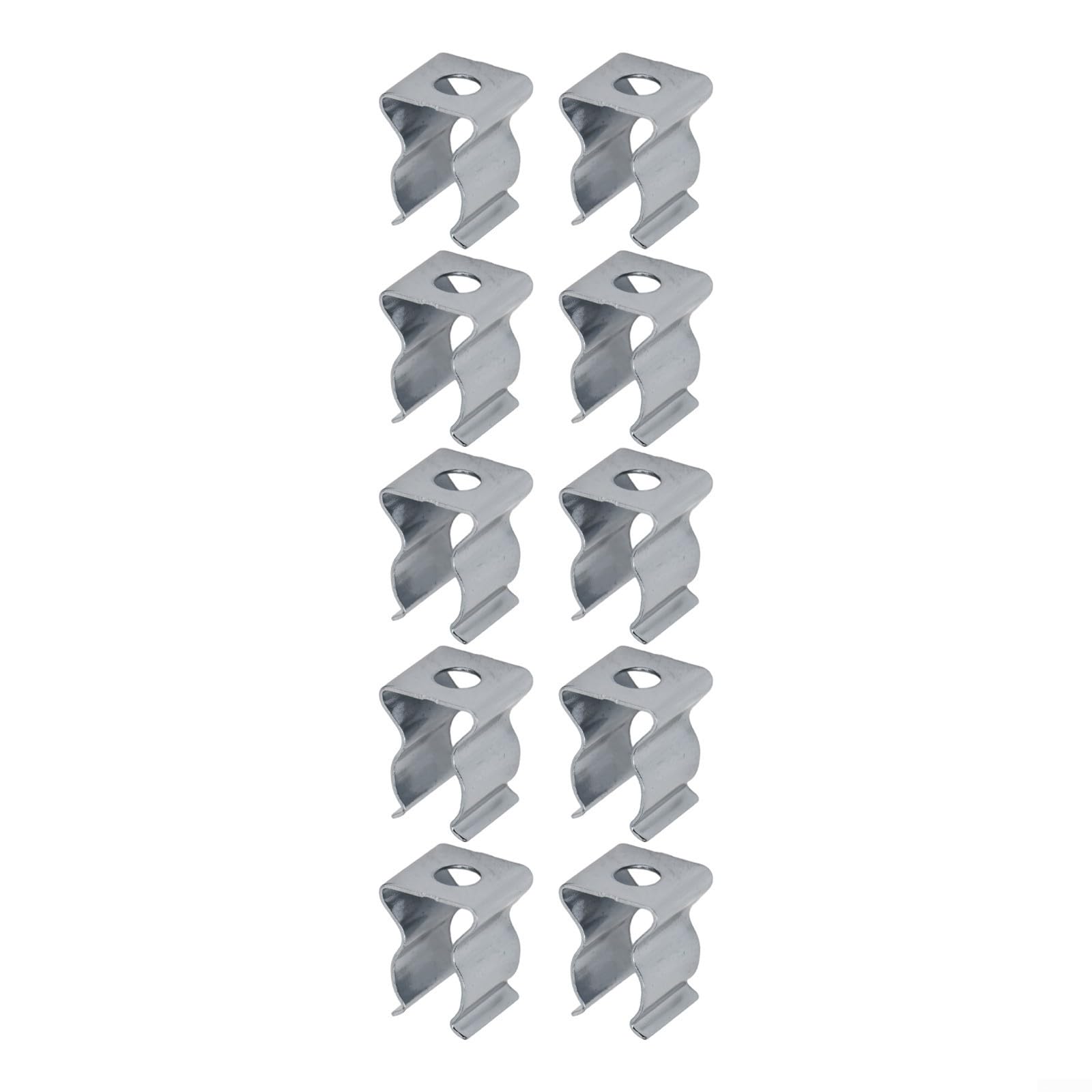 10Pcs Spring Terry Clips, Heavy Duty Open Type Spring Steel Tool Clips, for Garage Storage Cabinets Tool Storage Terry Clip(6mm) - Image 3