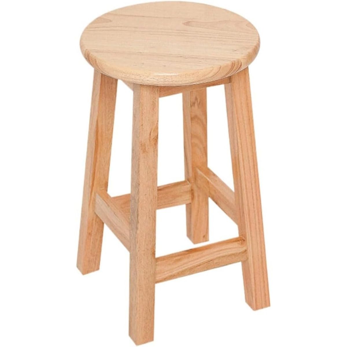 Amazon｜【NicRose】木製バースツール 円形 40/45/50cm 家庭用家具椅子