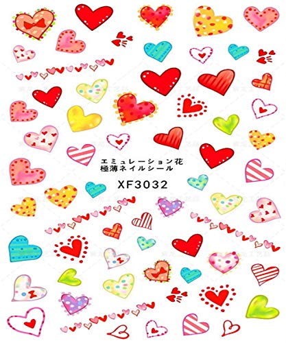 Beiling BEILING-00054 5 Sheets Self Adhesive Valentine’S Day Nail Stickers Bright Color Flower Heart Word Kiss Nail Art Supplies Beautiful Nail Sticker Decals thumb #5