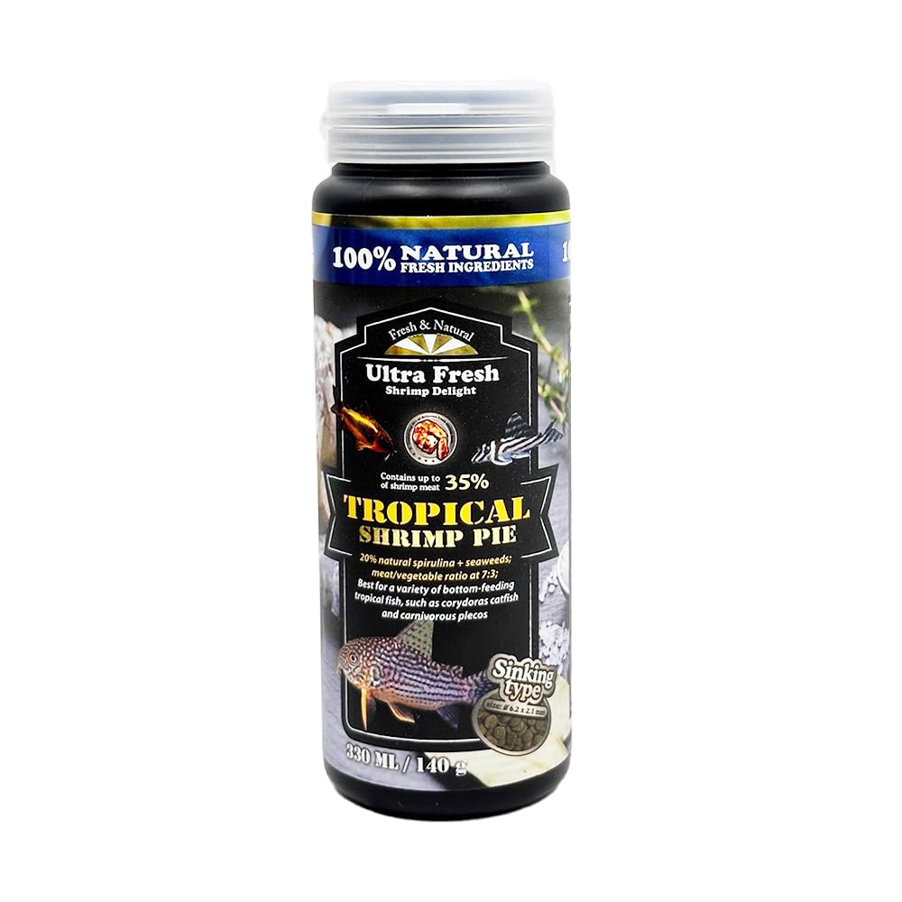 Azoo Ultra Fresh Pay DE CAMARON para Peces Tropicales - CORYDORAS 330 ml