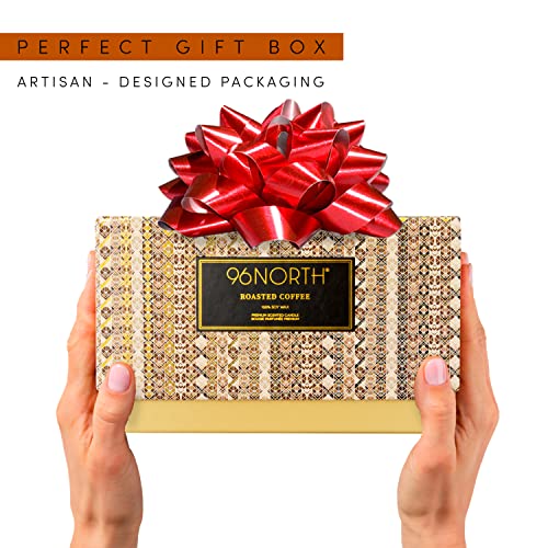 96North Luxury Coffee Soy Candle | Large 3 Wick Jar Candle | Up To 50 Hours Burning Time | 100% Natural Soy Wax | Relaxing Aromatherapy Aesthetic Candle | Housewarming Gift For Men And Women #TOP5
