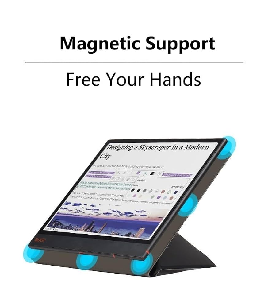 Boox 10.3 Go + マグネットケース/カバー Amazon.com: BOZHUORUI Case for Boox Go 10.3 ePaper Tablet