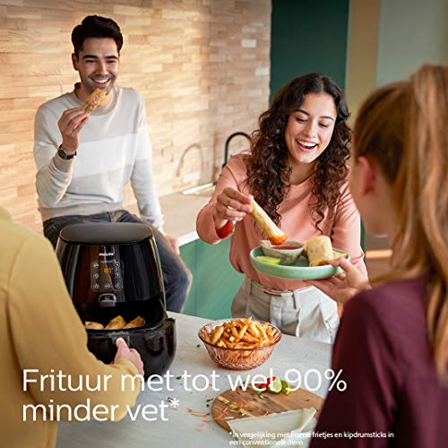 Philips Essential Airfryer XL - 7 L Pan, Friteuse Zonder Olie, Rapid Air-Technologie, NutriU Recepten App (HD9260/90) - Image 7
