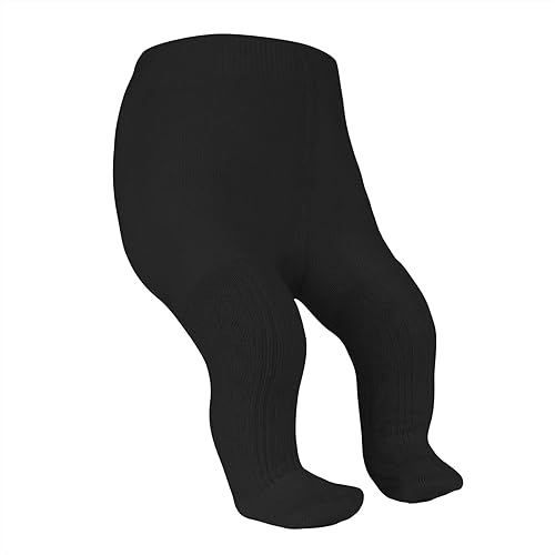 American Trends Medias de bebé para niñas, leggings de algodón de punto trenzado, medias suaves sin costuras para recién nacidos, medias para bebés