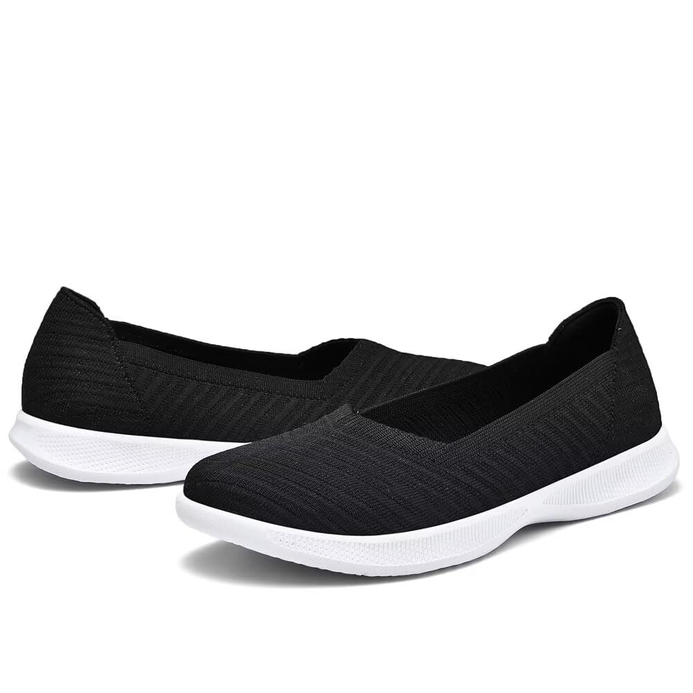 konhill Ballerines Femmes Mocassins Confortables Loafers - Décontractées Plates Habillées Slip on Chaussures