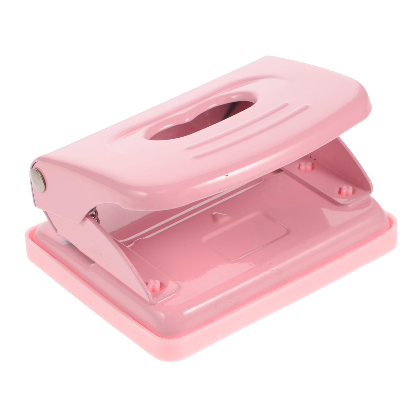 SHINEOFI 3pièces Perforateur à Papier Manuel Plastique Outil De Perçage Pour Bureau Puncher à Double Trou Pour Planificateurs Et Macarons