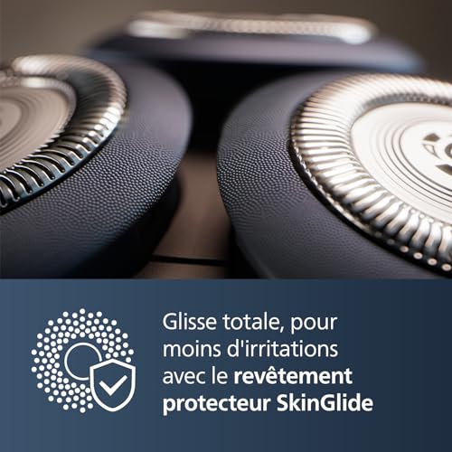 Rasoir électrique PHILIPS Series Technologie SkinProtect Tête flexible 360° Charge rapide - vue 6