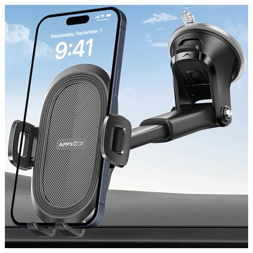 Suction Cup Phone Holder Windshield/Dashboard/Window, Universal Dashboard & Windshield Suction Cup Car Phone Mount with Strong Sticky Gel Pad,Compatible W/ iPhone, Samsung &Other Smartphone
