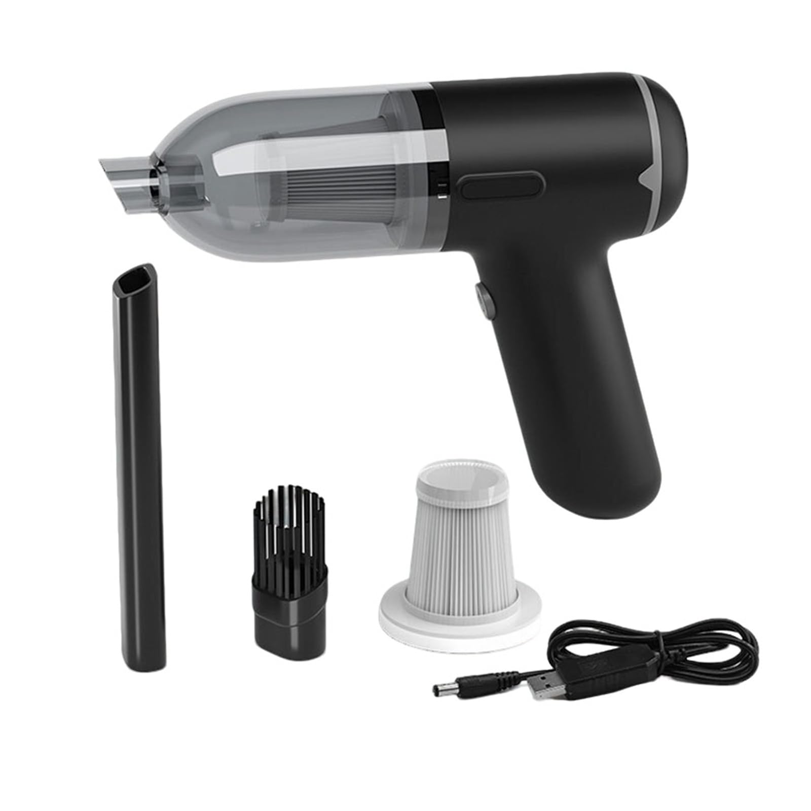 Handheld Car Vacuum Cleaner, Cordless Car Vacuum Cleaner, 9000Pa Vacuum And Air Duster, Rechargeable Portable Mini Hand Held for,Home,Office,Pet Hair(Gray)