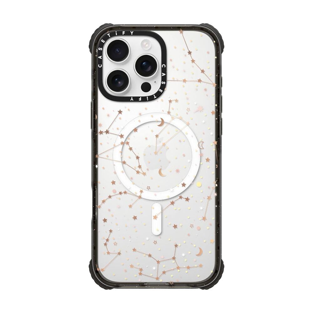 Coque fine iPhone 16 Pro Max CASETiFY rigide transparente motif espace haute protection