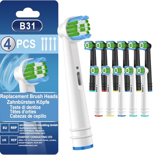 Tête de brosse à dents compatible Oral B pour remplacer vos recharges Pro et Smart