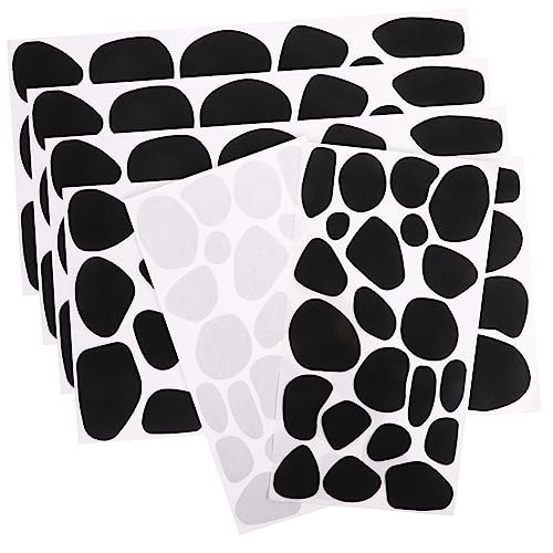 HAPINARY Cow Pattern Felt Clothing Decals Adhesive Felt Pad DIY Supplies Children's DIY Materials