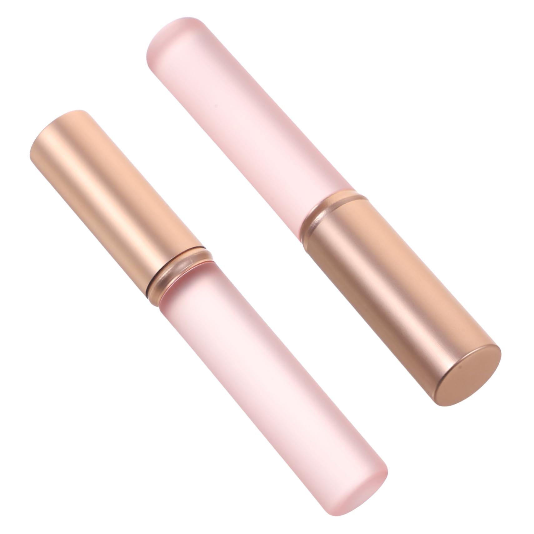 MUCKLILY 2pcs Lip Gloss Applicators Lipstick Brush for Women Travel Makeup Tools