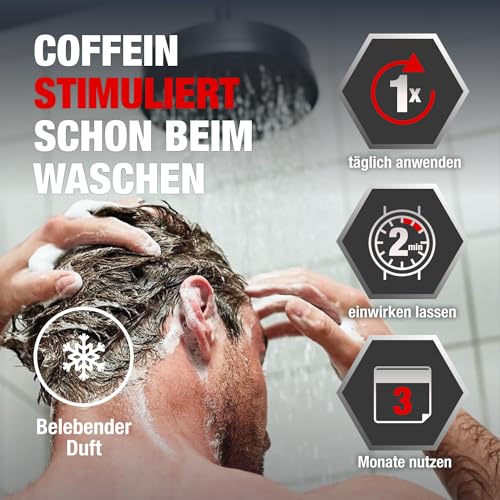 Alpecin Coffein-Shampoo C1 2 x 375 ml für Haarwachstum
