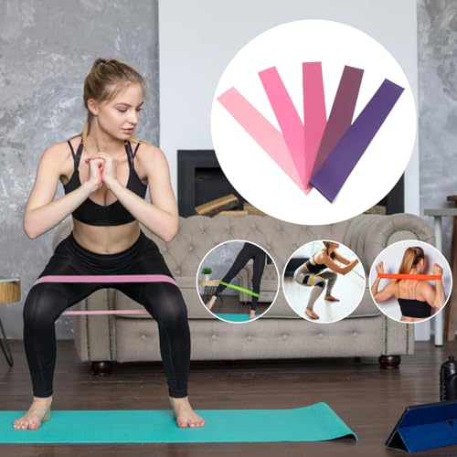 Resistenzband -Übungswerkzeuge Home - Elastizbänder, tragbare Ausrüstung | Übungshilfe für funktionale Fitness, Widerstandsbänder mit Abwechslung für den Pilates -Pass von Rückenknochen