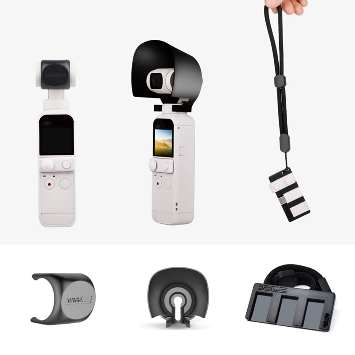 Amazon | YunB DJI OSMO Pocket 2用レンズ保護カバー+アダプター収納 