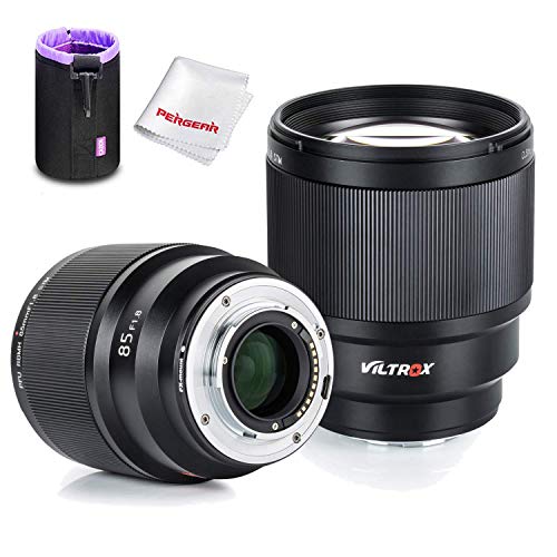 VILTROX 85mm F1.8 X Mount Autofocus Lens for Fuji Cameras, Electronic Aperture, Noiseless