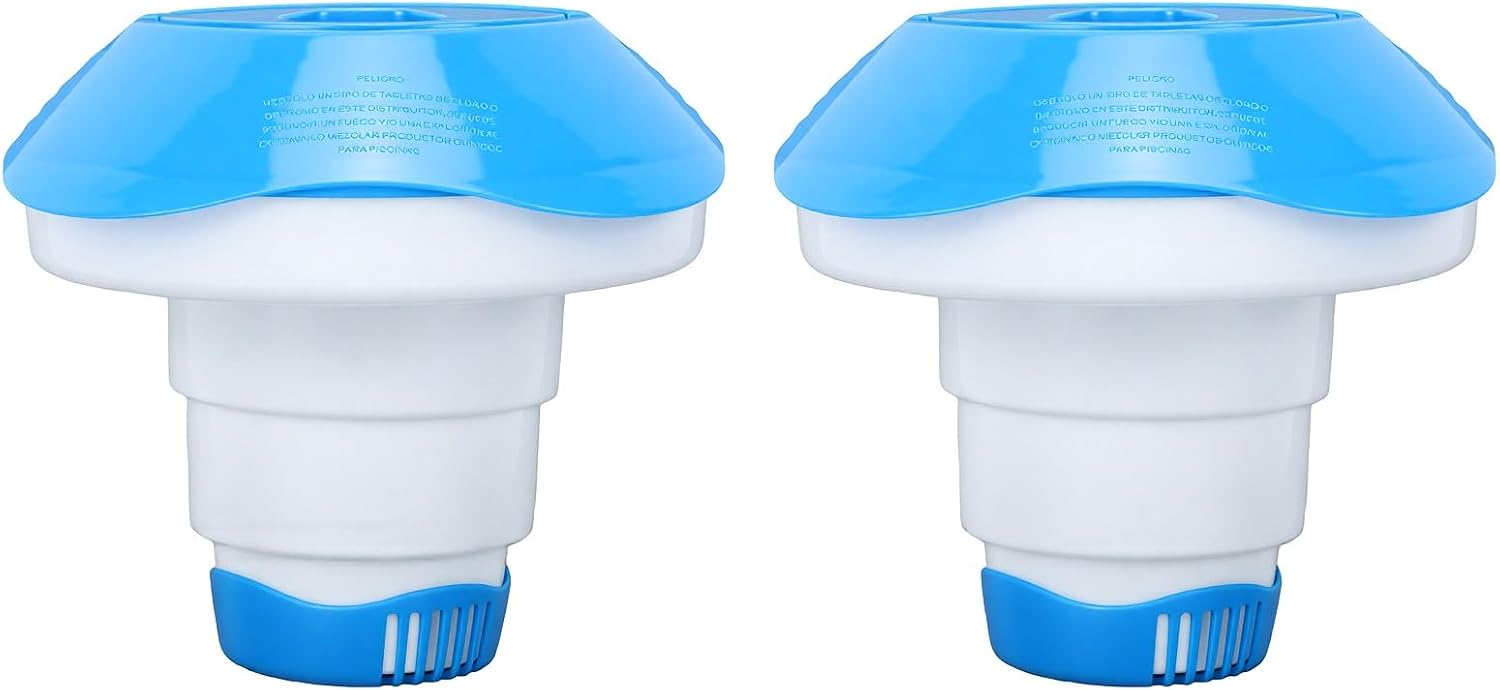 Generic Sturdy 5" Pool Dispenser with Control for Optimal Water Maintenance in Saltwater Pools, Pack of 2