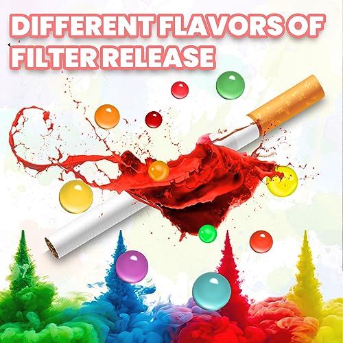 15 Pcs Aroma Kapseln Zigaretten, Menthol Kugeln Zigaretten, Zigarettenfilter Kapseln 1500 Kapseln, Zigarette Klick Filter, Aromatische Kapseln Zigarette Filter Filterhüls Explosion Perlen Kugel Kapsel