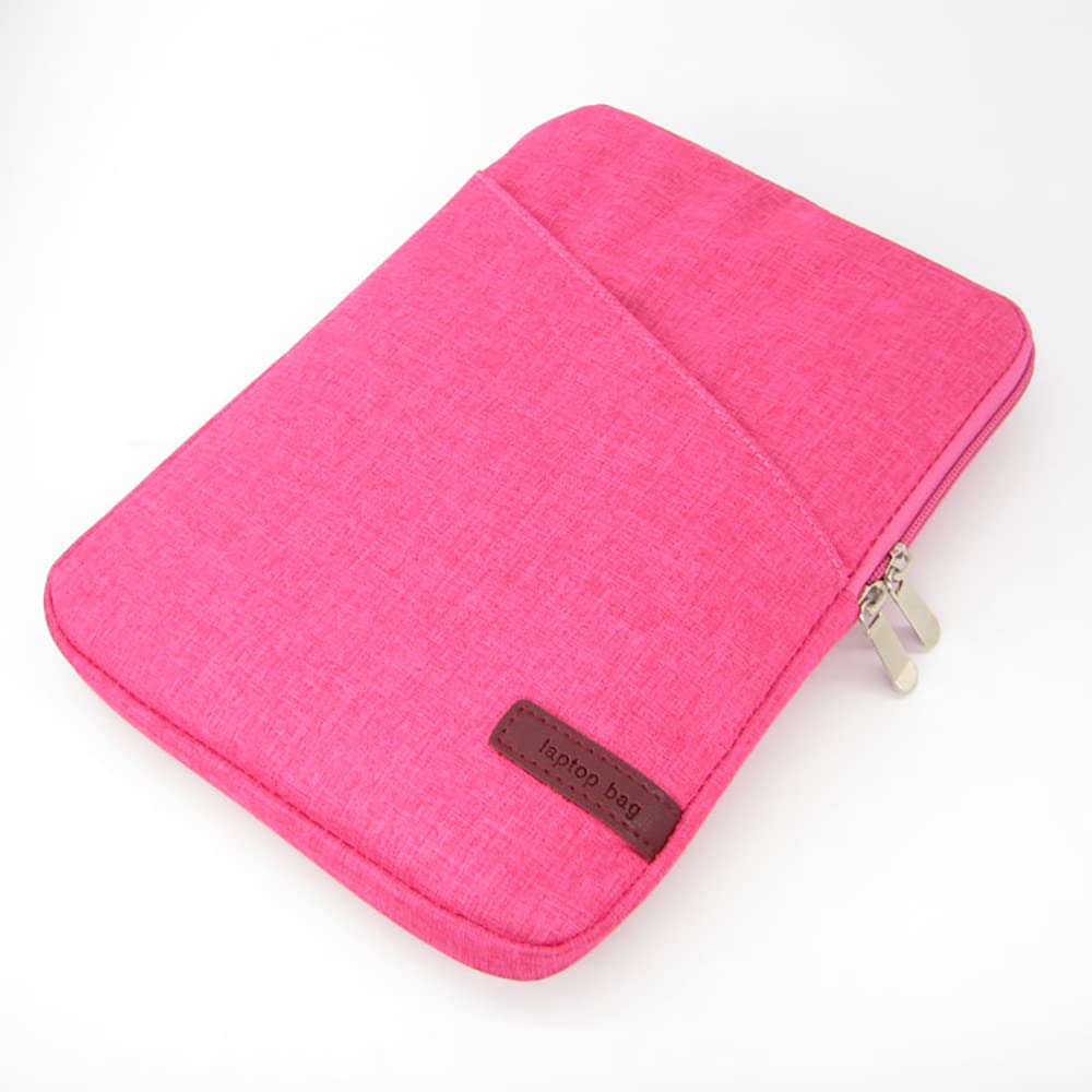Water-Resistant Tablet Sleeve Case Protective Bag Portable Carring Pouch Compatible with GPD Win Max 2 10.1 inch (Rose)