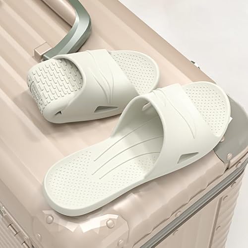 oukisam Chinelos de viagem para mulheres e homens, chinelos dobráveis portáteis com bolsa de armazen