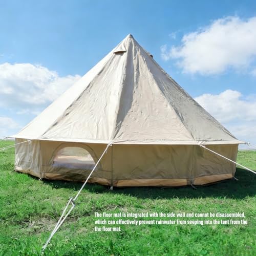 Carpa Bell 13 pies Oxford para Camping 4 Personas Khaki miniatura 5