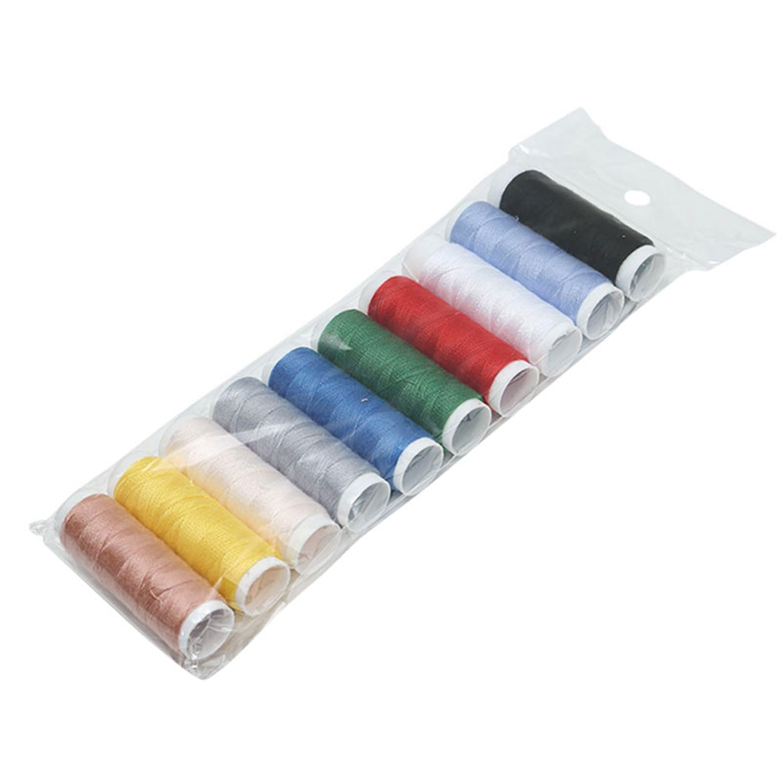 Tsophreniq Strong 50 Colored Sewing Fibers 50 Grounds Substance for Professional Crafting Needs Permanent Polyester Thread Collection