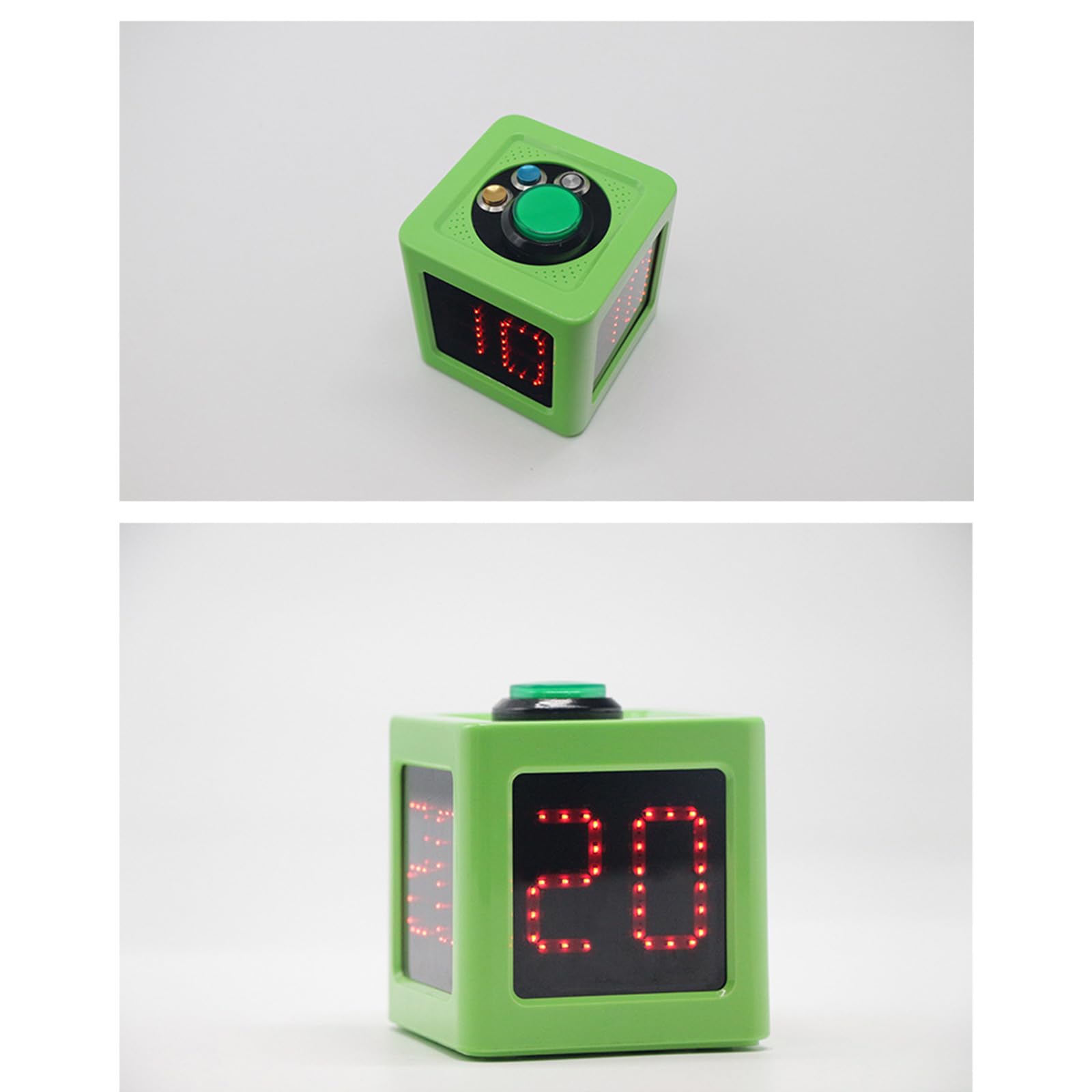 Multifunktionale digitale Schachuhr mit 5 Timing ABS, Green