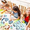 Chiisong 24 Sets Fishbowl Paper Crafts for Kids Summer Fish Tissue Paper Sign Craft Kit Make Your Own Aquarium DIY Paper Craft Art Projects for Kids Fun Classroom Home Activities, 4 Styles #3
