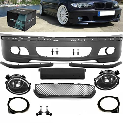 DM Autoteile STOßSTANGE Limousine Touring +Nebel Set für M SPORT+MONTAGEKIT passt für E46