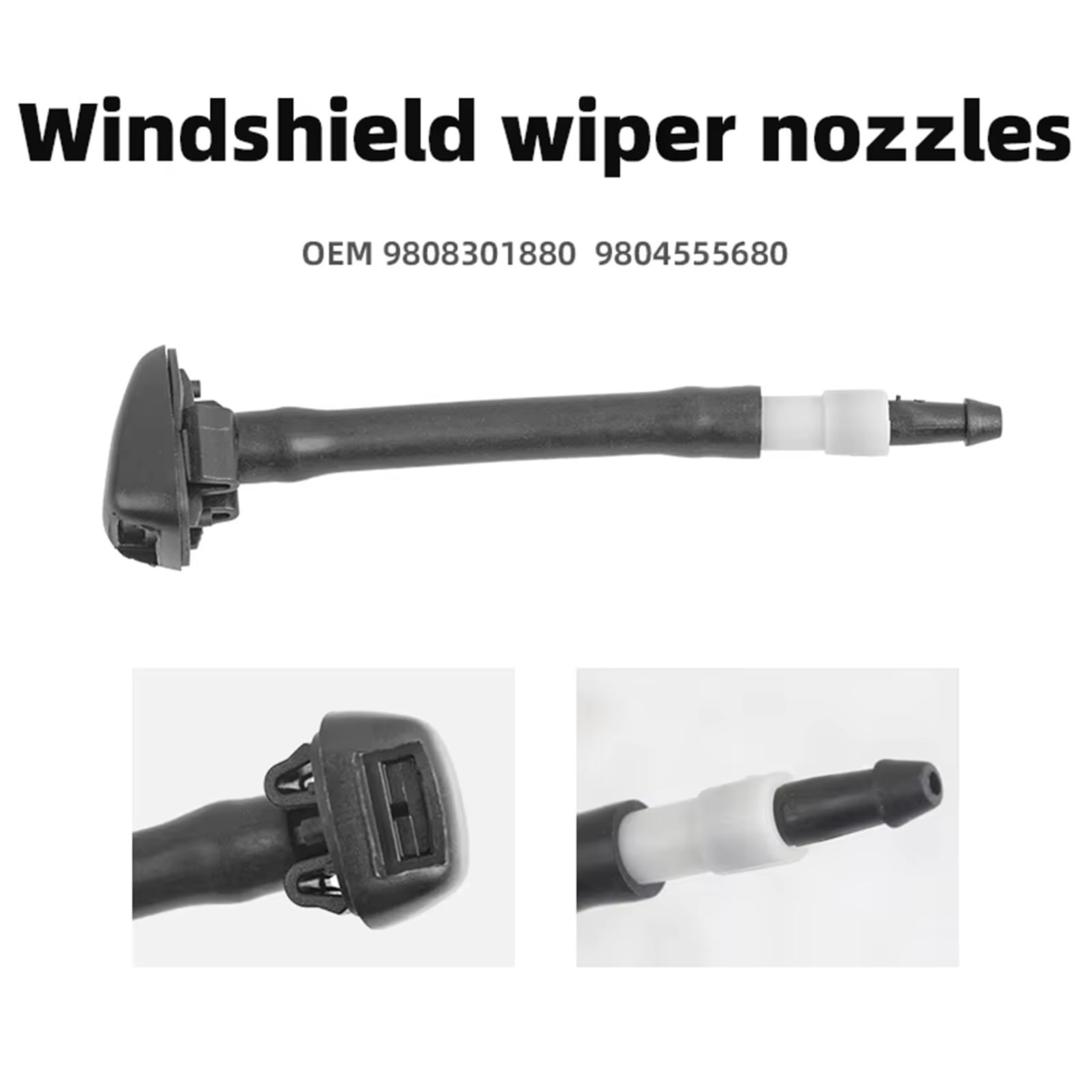 Getti Lavavetri per Parabrezza Compatibile Con Citroen Per C3 2016 2017 2018 2019 2020 2021 2022 2023 2024 2025 2026 Ugello Lavavetri Ugello Tergicristallo 9808301880
