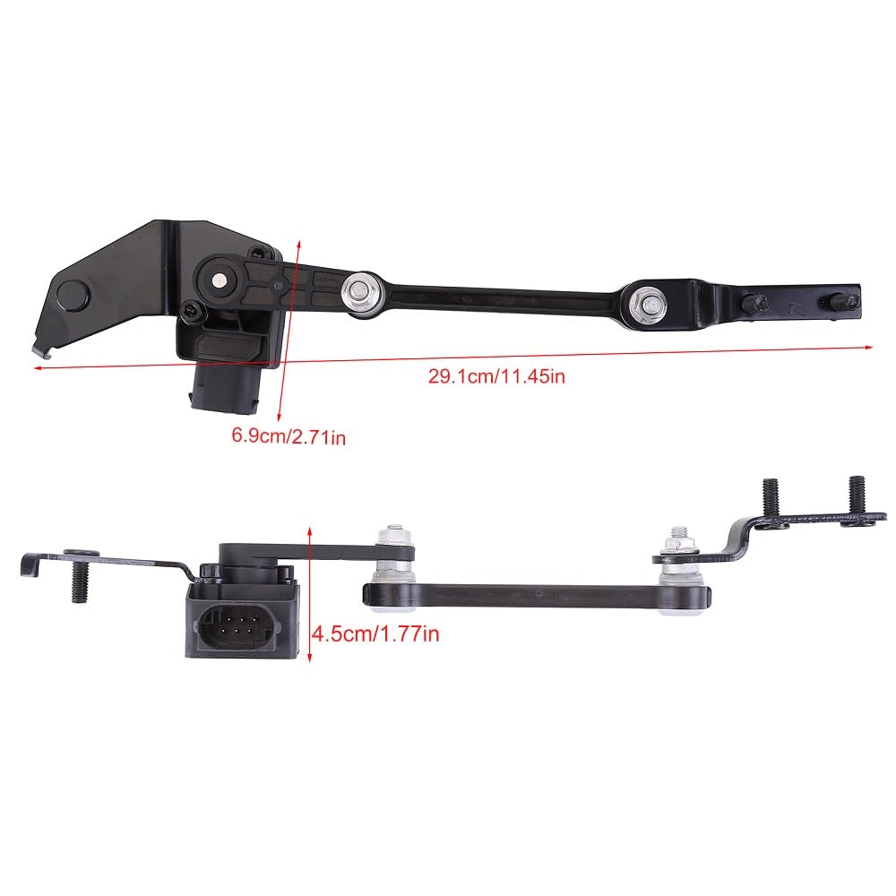 31288274 Sensor de nivel de altura trasero derecho compatible con Volvo S80 V60 V70 XC60 XC70 Sensor de nivel de altura de suspensión de conducción reemplaza 31300179 30782821 Sensor de nivel de