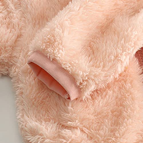 Toddler Kids Baby Girls Boys Casual Zip Up Solid Fleece Jacket Coat Long Sleeve Lightweight Cute Thick Outwear3