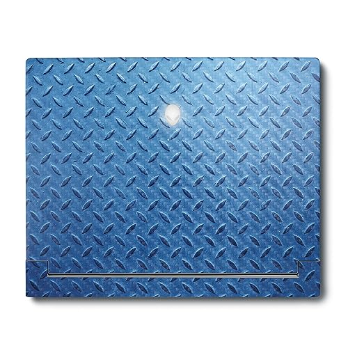 Image of MightySkins Carbon Fiber Skin Compatible With Alienware X16 R1 (2023) Full Wrap Kit - Blue Gridiron | Protective, Durable Textured Carbon Fiber Finish | Easy To Apply & Change Styles | Made in the USA